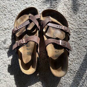Birkenstock Mayari Dark Brown 36 EUC